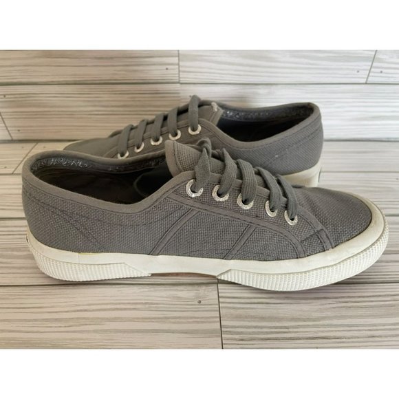 Superga Gray Canvas Sneakers in Size us 6, eu 36 - Picture 10 of 10